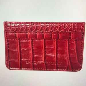 B-LOW the belt croc card case